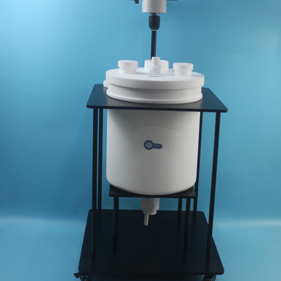 30L聚四氟乙烯反应釜特氟龙塑料烧瓶耐氟化氢可加热